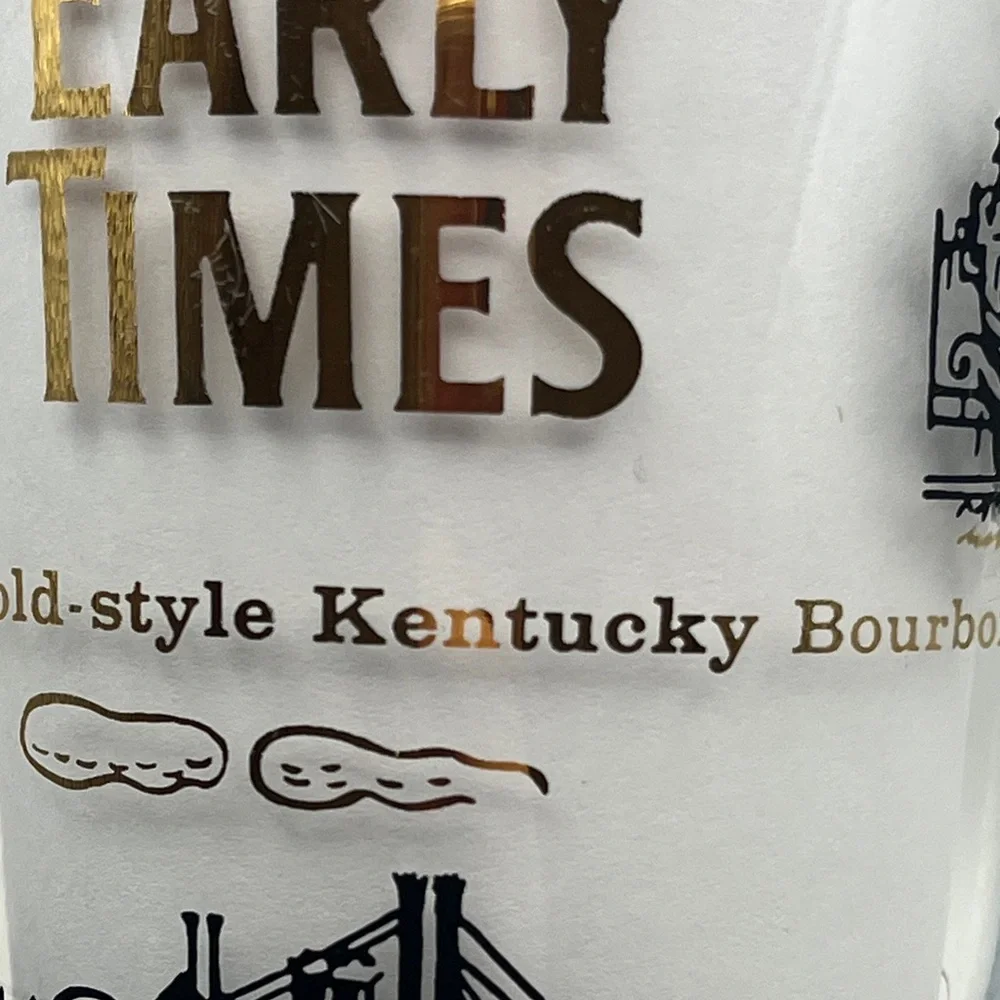 Vtg Early Times Kentucky Bourbon Glass - Perfect for Your Ky Derby Mint Julep!